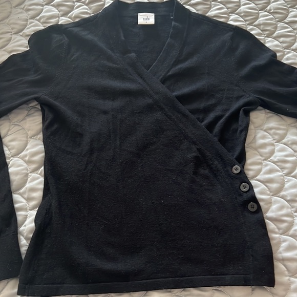 CAbi wrap ballet sweater - Picture 3 of 5